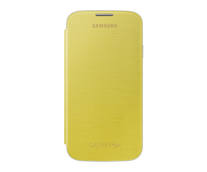 Etui do telefonów Samsung Flip Case do Galaxy S4 I9505  żółte